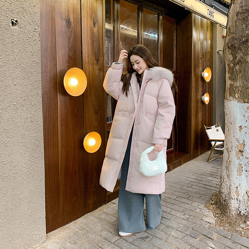A long knee-length cotton-padded jacket, Autumn / Winter Collection