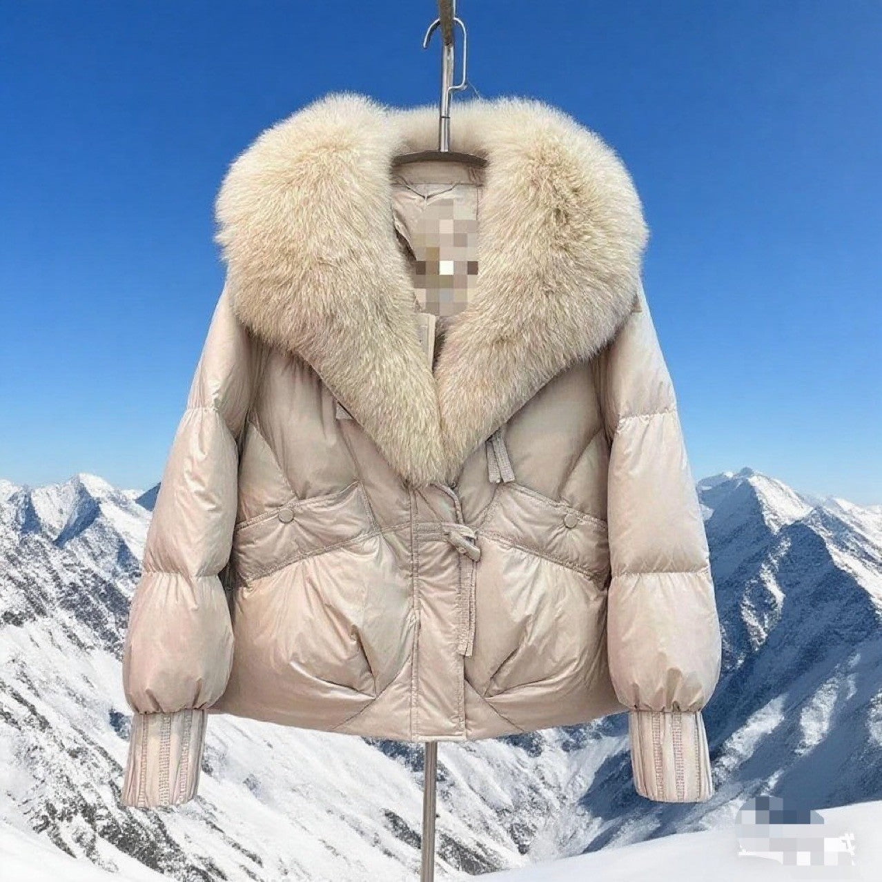 Large-necked cotton-padded jacket, Autumn / Winter Collection