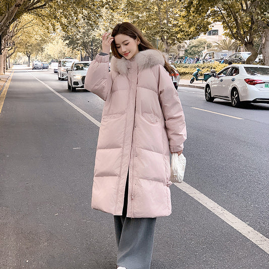 A long knee-length cotton-padded jacket, Autumn / Winter Collection