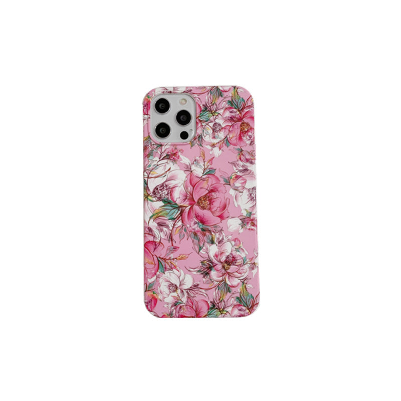 Kompatibilní s Apple, Noble Smiling Flower vhodný pro Apple 11 12 mobilní telefon pouzdro iPhone X Soft Cover Xs Xr 8 Plus dámské Airpods