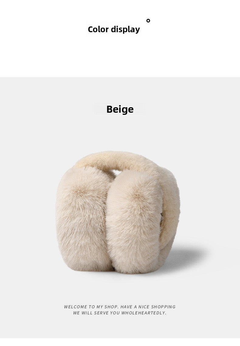 Foldable Plush Winter Earmuffs, Tech & Electronics / Phone / Tablets & AirPods