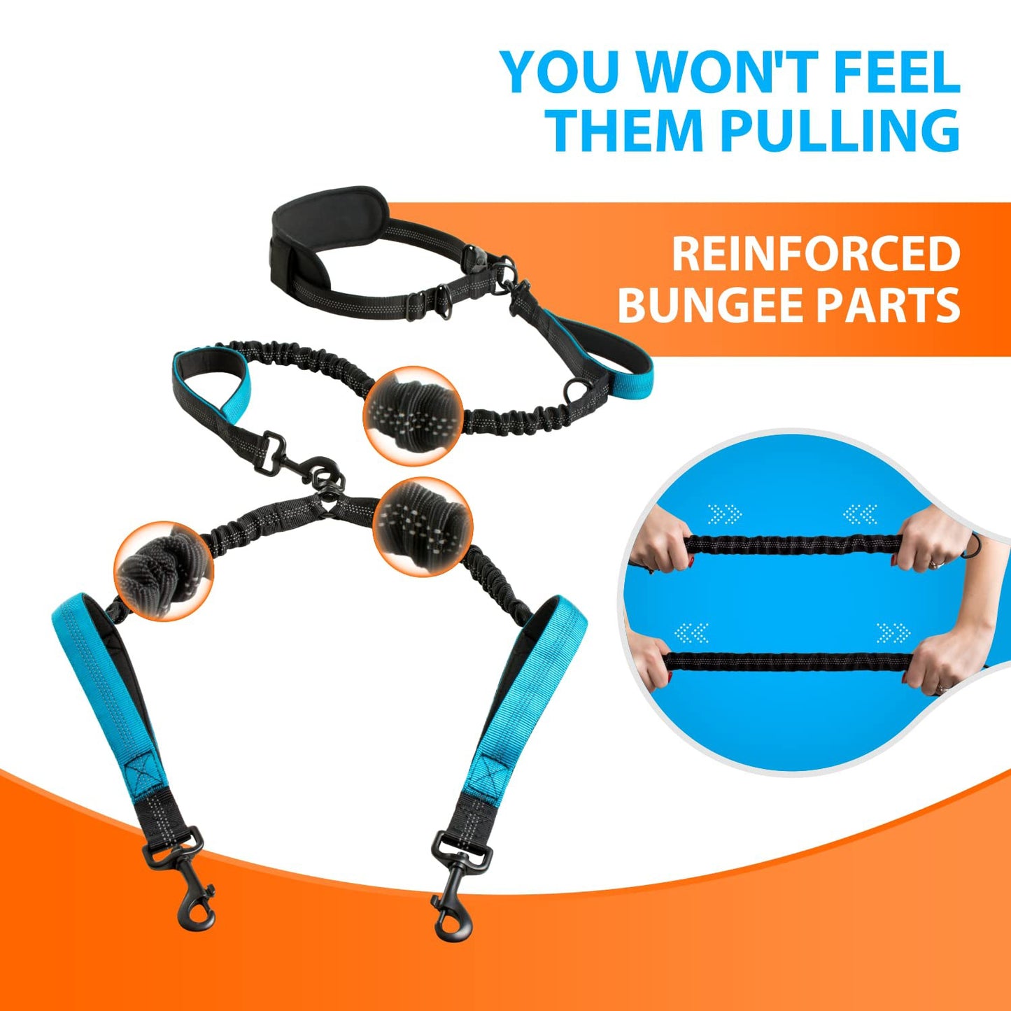 Dual Head Retractable Dog Leash