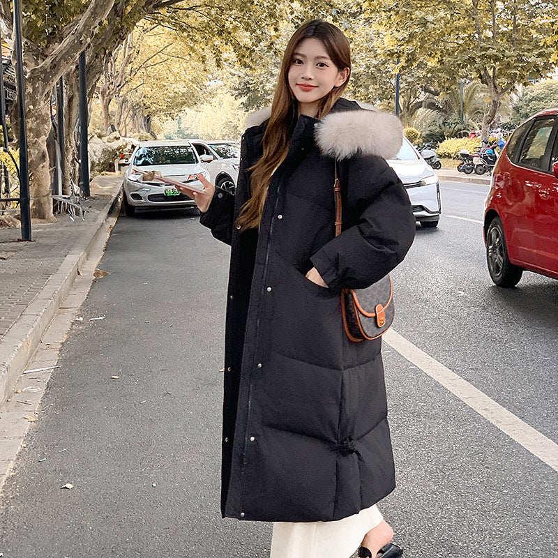 A long knee-length cotton-padded jacket, Autumn / Winter Collection