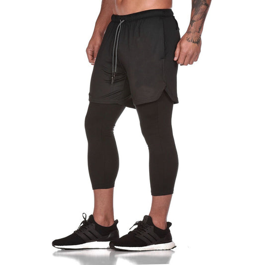 Men's sportswear pants  quick-drying 9-inch shorts