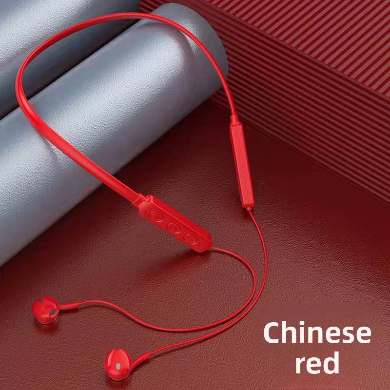 Neckband Bluetooth Headset with Noise Cancellation, Waterproof, Long Battery Life