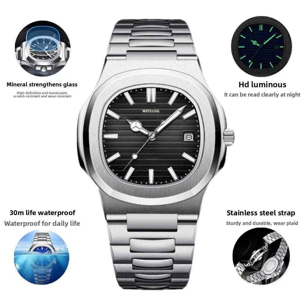 Luxury Men?s Watch ? Waterproof Ultra-Thin Design | Classic Business Style
