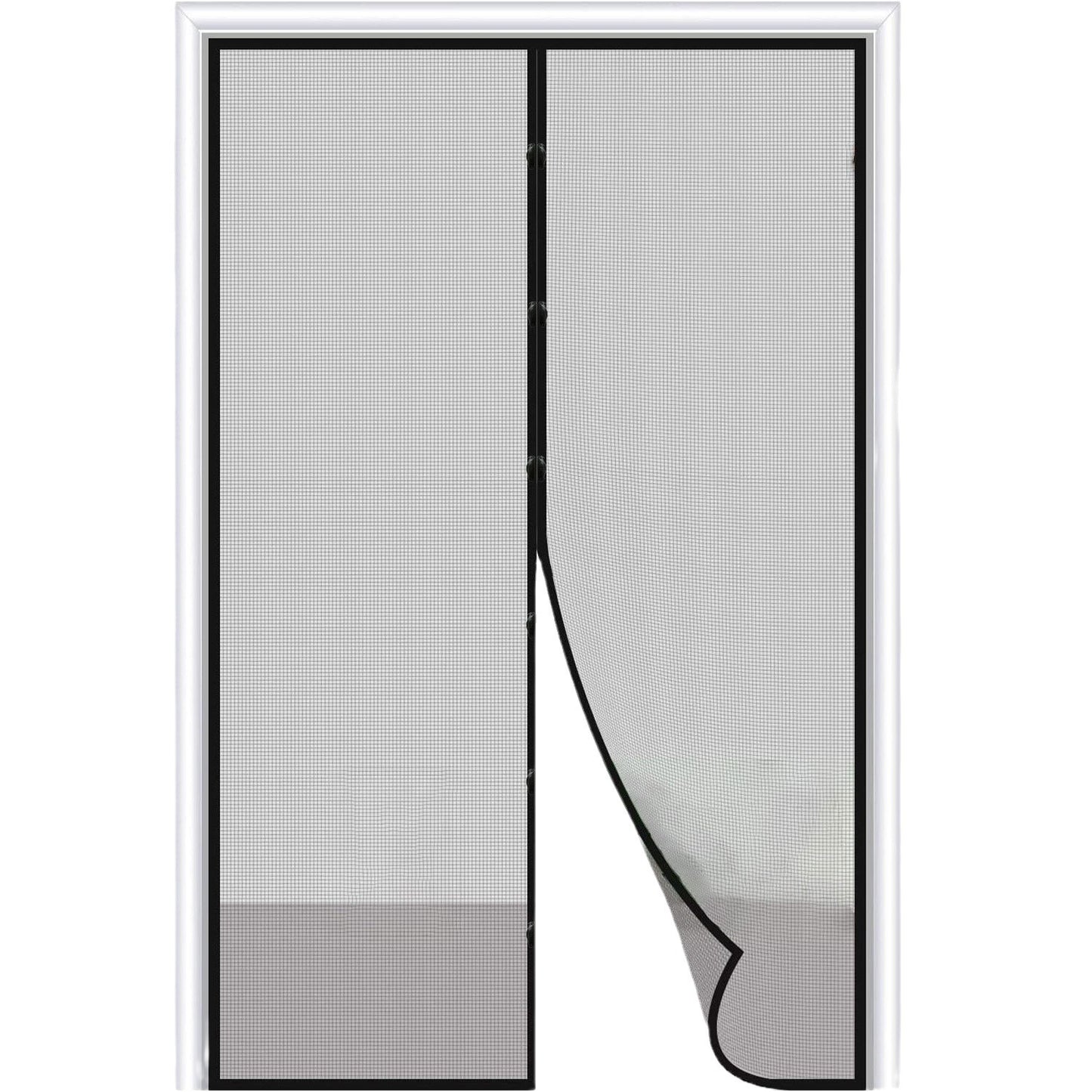 Magnetic Mesh Door Curtain with Anti-Mosquito Design