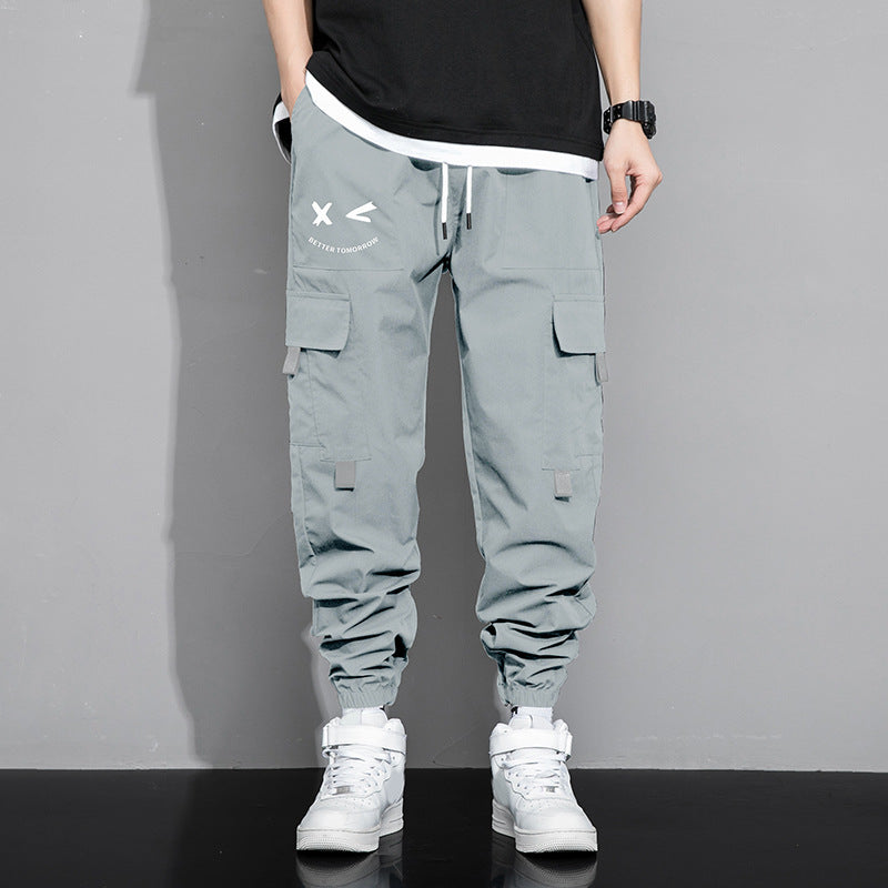 Loose-fitting casual work pants