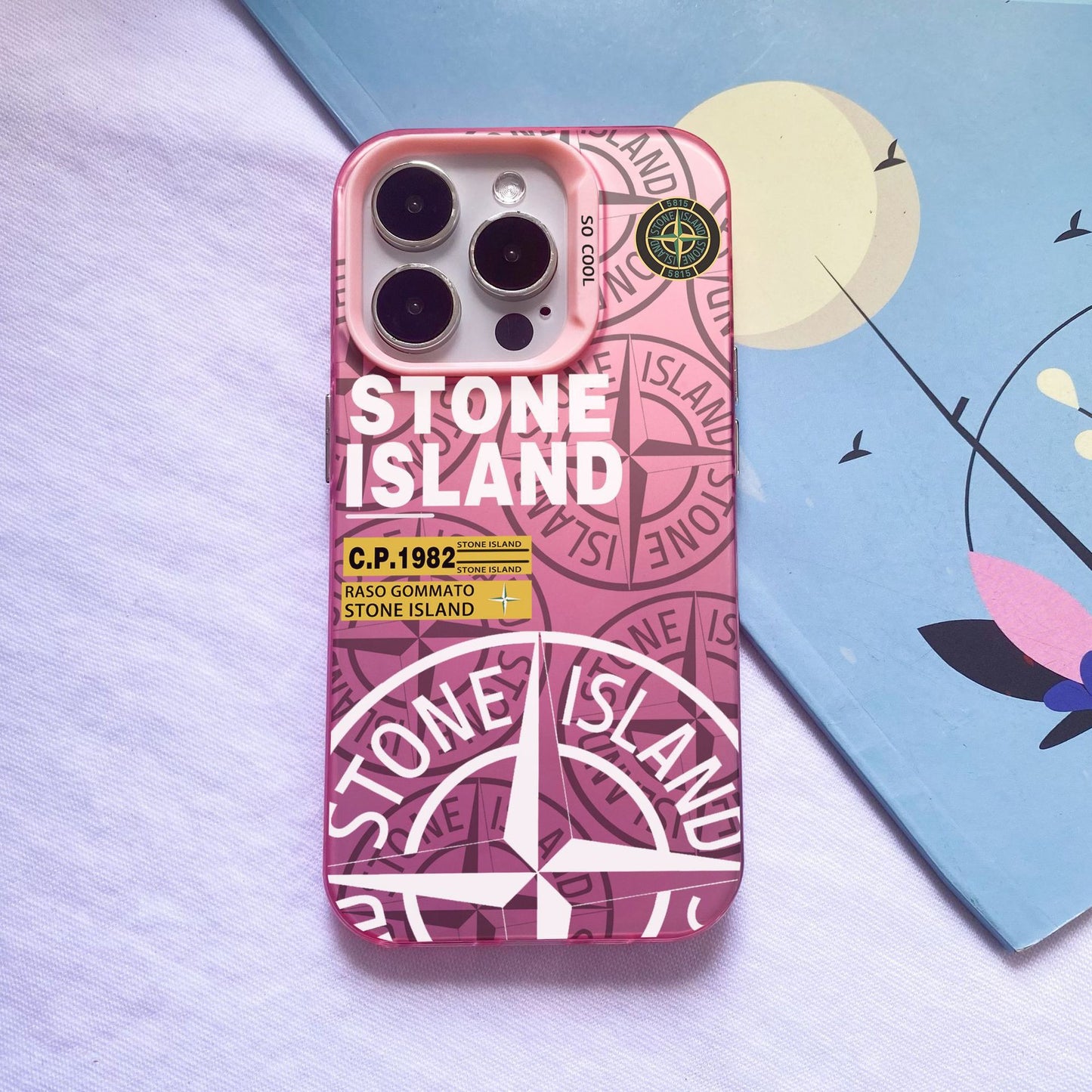 Pouzdro na mobilní telefon - styl Apple - Stone Island 