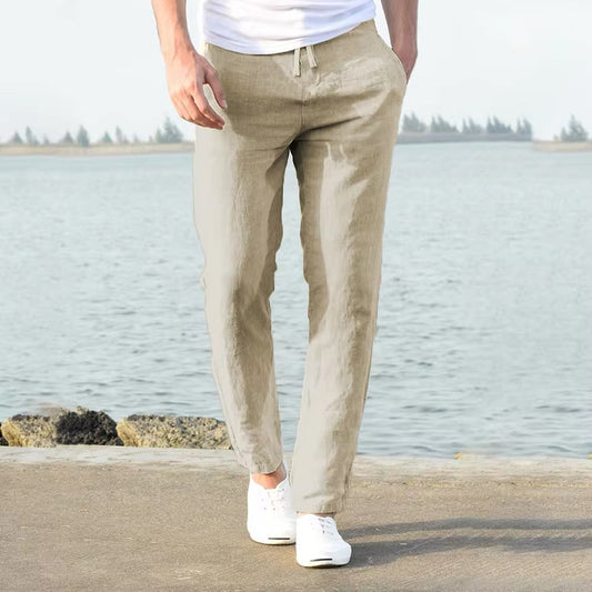 Men's trend straight long pants, Men Clothes