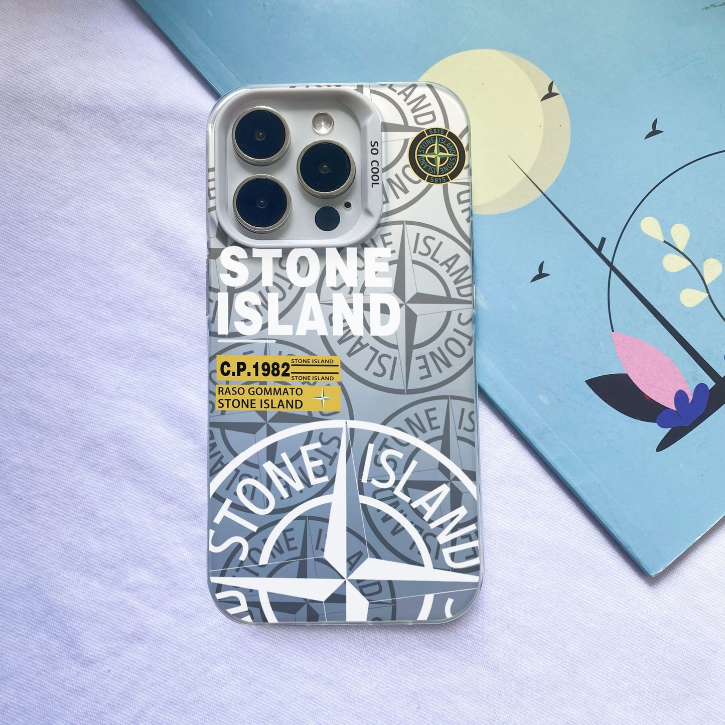 Pouzdro na mobilní telefon - styl Apple - Stone Island 