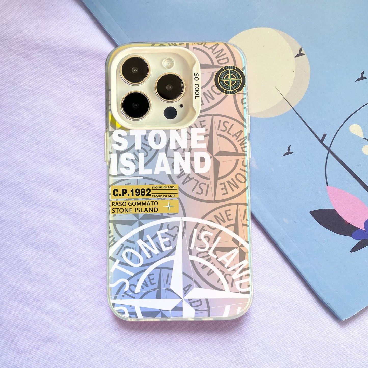 Pouzdro na mobilní telefon - styl Apple - Stone Island 