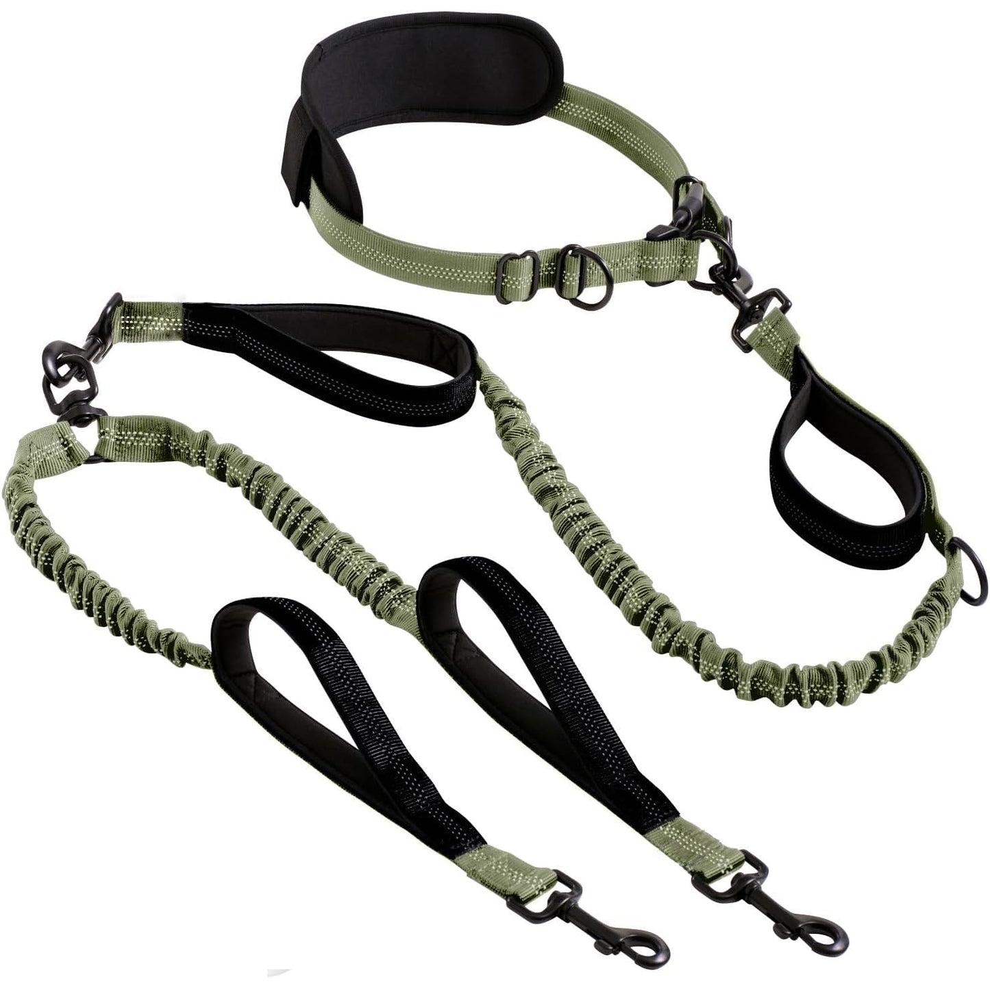 Dual Head Retractable Dog Leash