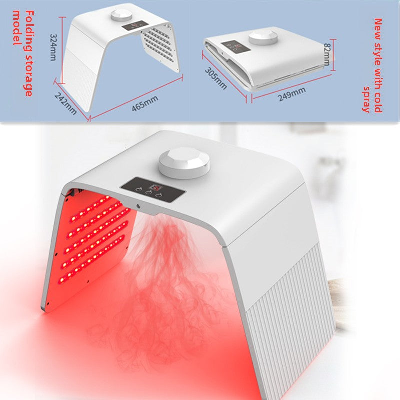 Seven-color beauty acne removal and skin rejuvenation device mask