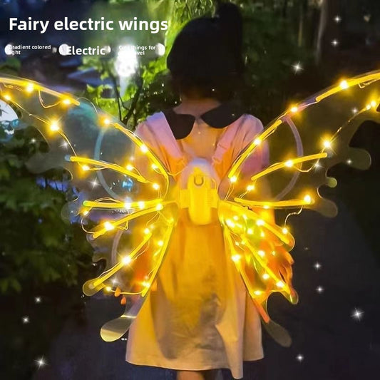 Children's Electric Luminous Moving Wings