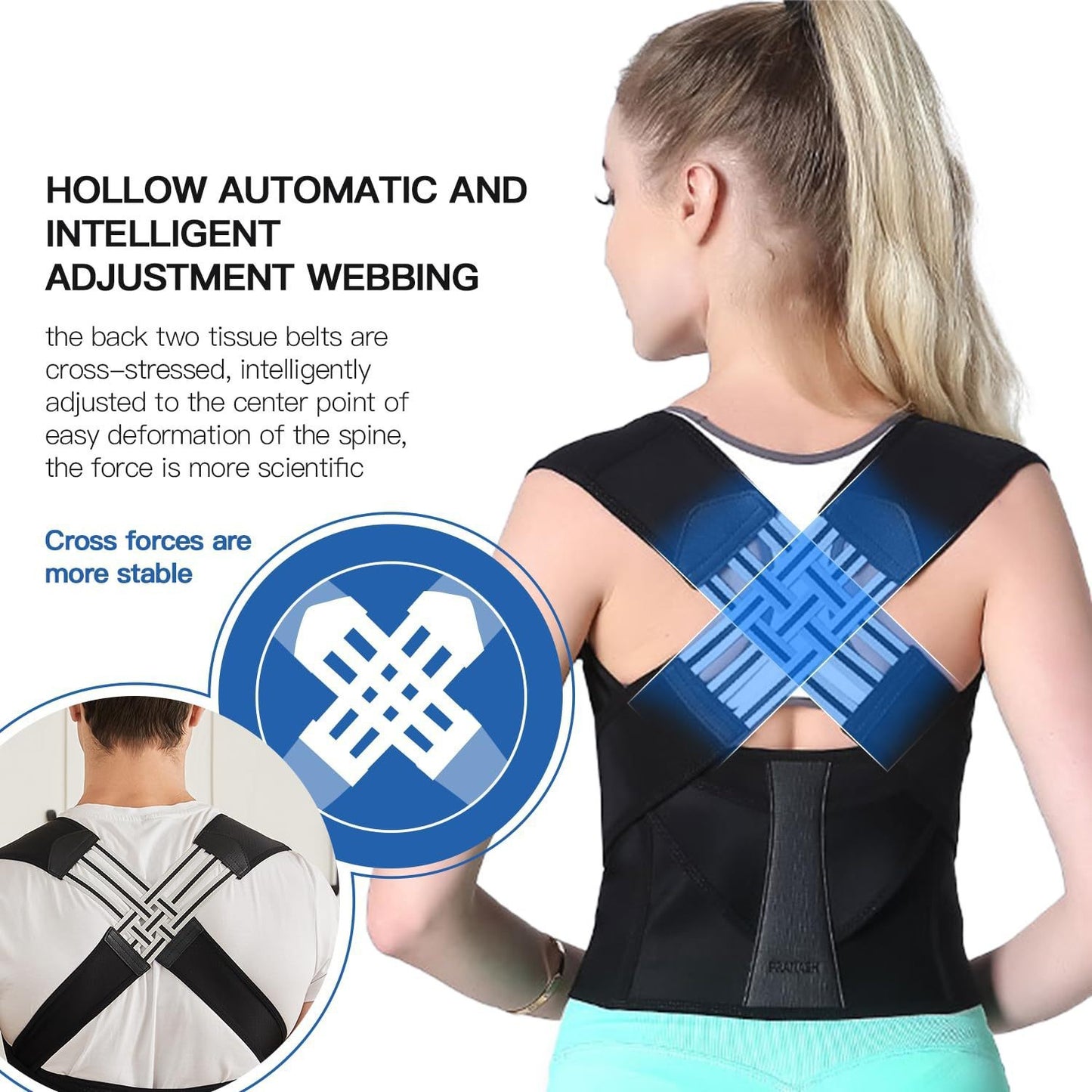 Adjustable Posture Corrector Belt for Adults