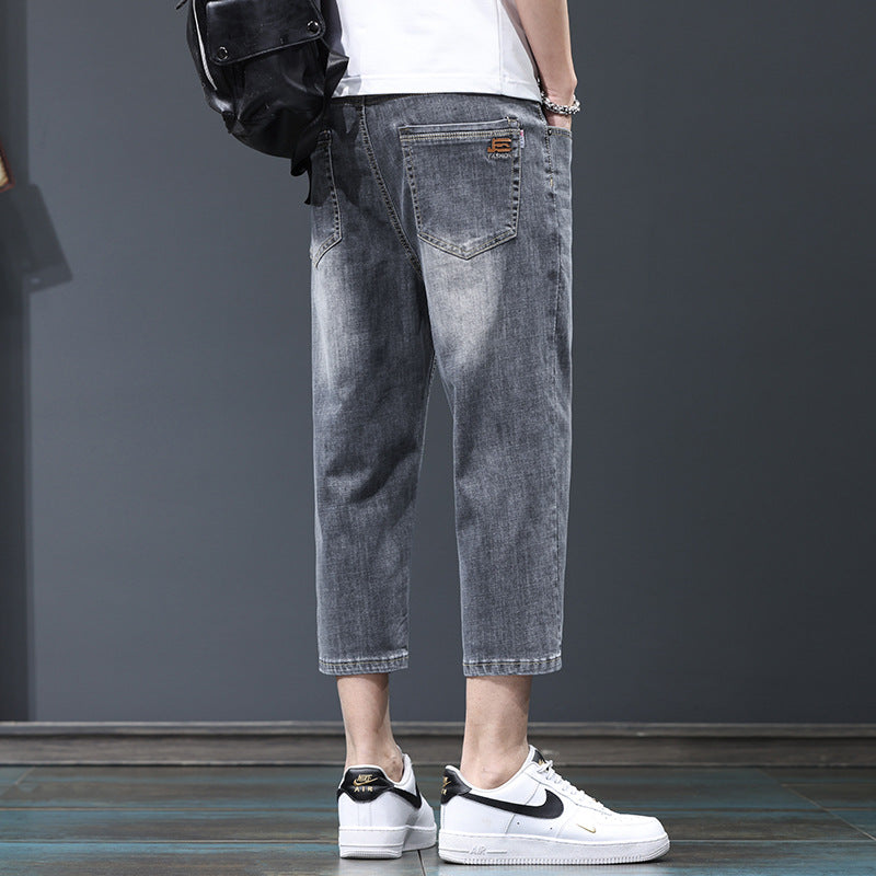 Summer short denim pants for men