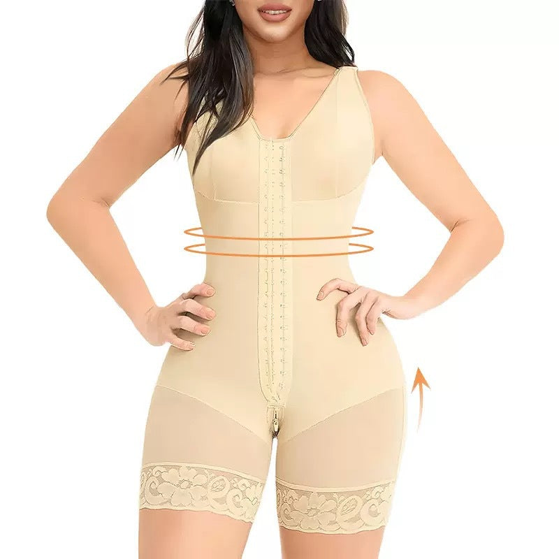 Reinforcing Breasted Body Shaping Clothing High-elastic Abdominal Waist-lifting Hip-lifting Leg-tipped waist-Bodysuit Body Shaping Pants