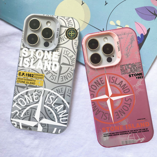 Pouzdro na mobilní telefon - styl Apple - Stone Island 