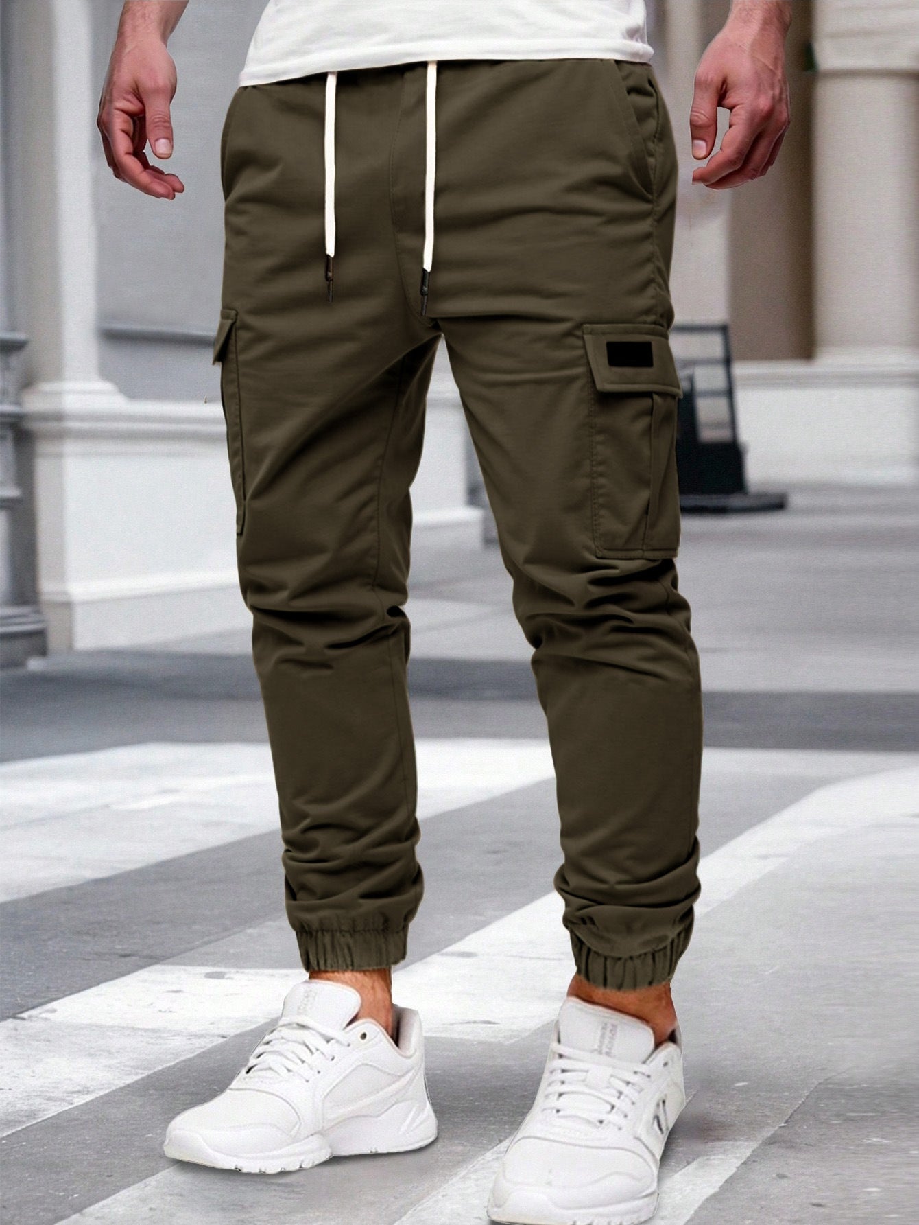 Relaxing multi-pocket work pants, Men's Clothing