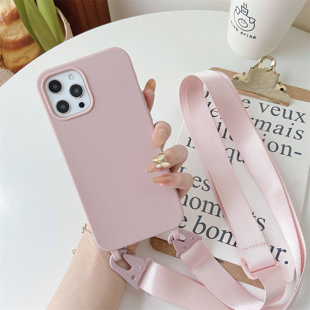 Silicone Crossbody Phone Case iphone 17