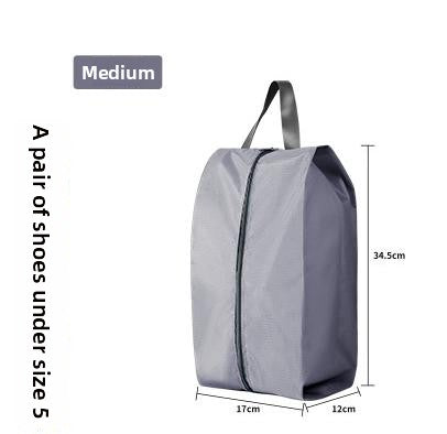 Hand-held travel, sports and fitness shoe bags