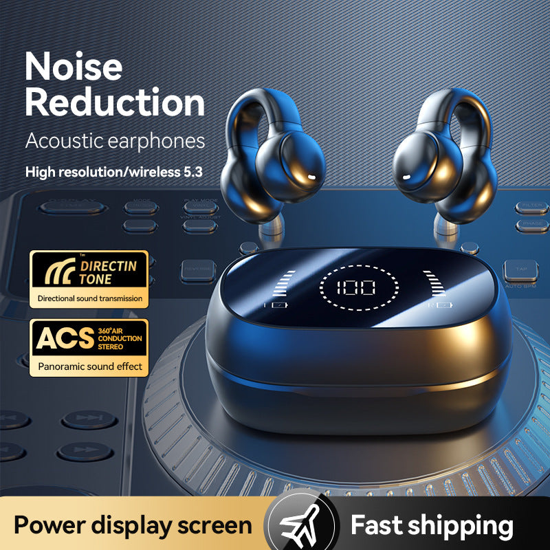 Bluetooth sluchátka s ušními klipsy a kostním vedením 
