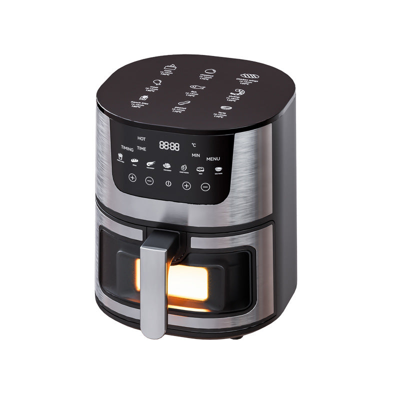 Stainless Steel Smart Visual Air Fryer, Food Items / Kitchen & Dining