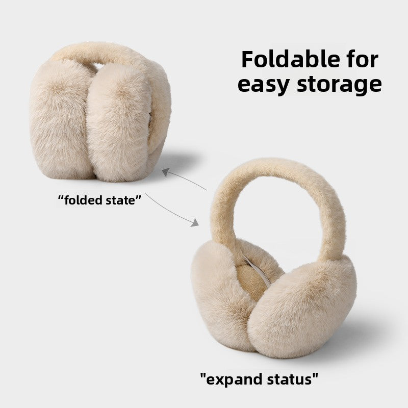 Foldable Plush Winter Earmuffs, Tech & Electronics / Phone / Tablets & AirPods