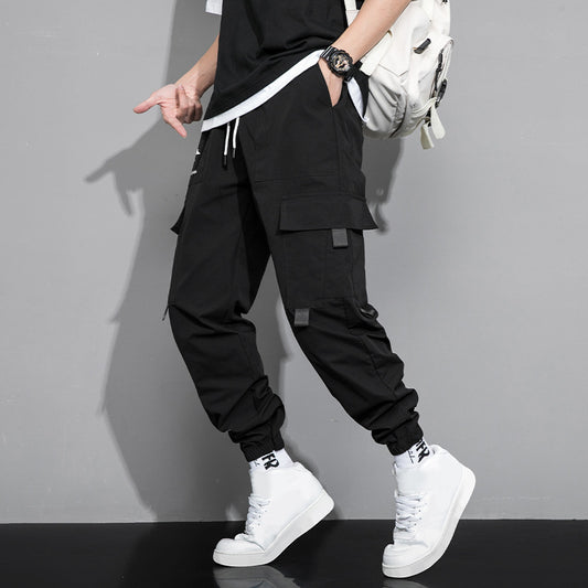 Loose-fitting casual work pants