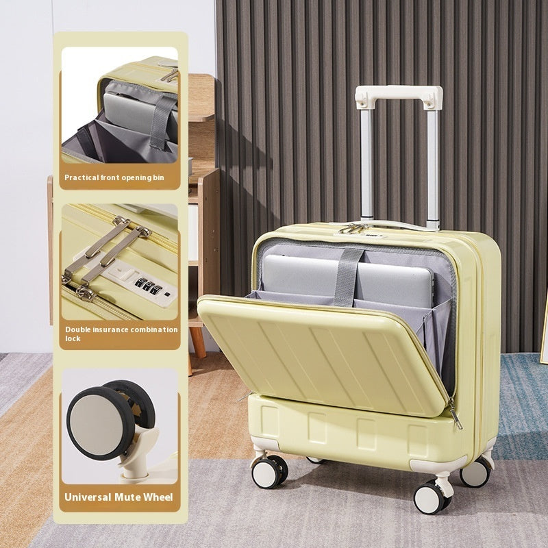 New Full-opening Multi-functional Luggage 18-inch, travel Luggage