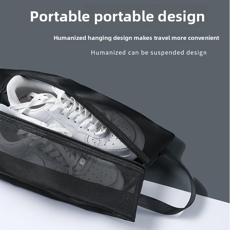 Hand-held travel, sports and fitness shoe bags